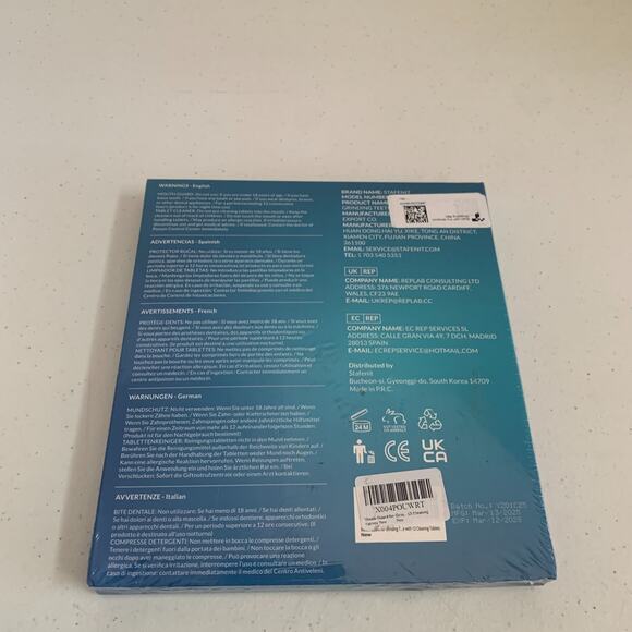 Stafenit Mouth Guard Night Guard for Teeth Grinding w/ 12 Cleaners 4 Guards - Picture 2 of 10